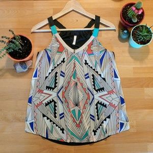 Xhilaration geographic print tank top